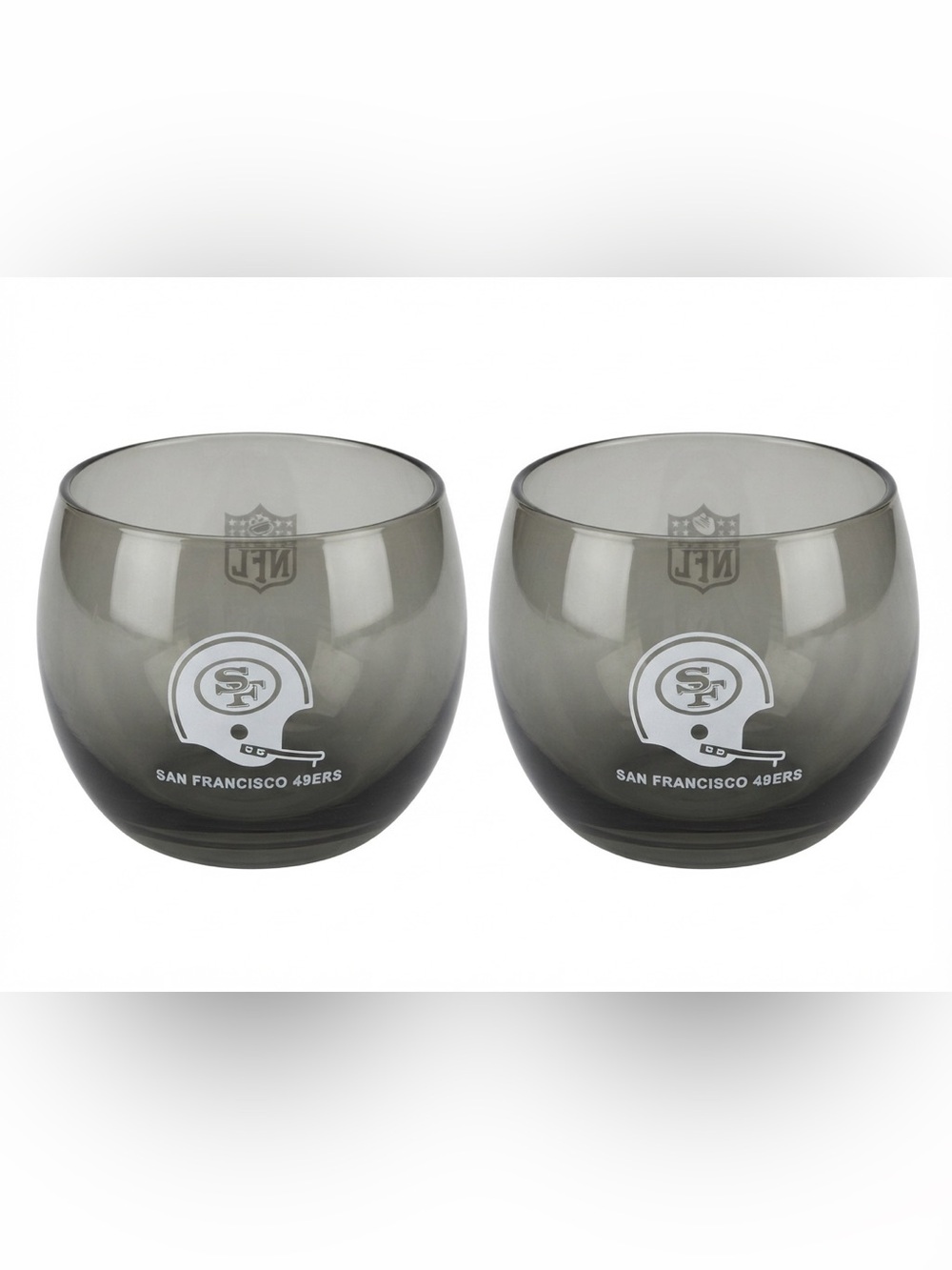 Vintage 1970s San Francisco 49ers NFL glasses (Set of 3)